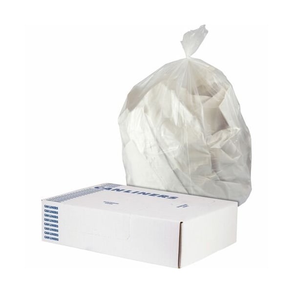 Heritage Bag Can Liners, 2 mil, 40-45 Gallon, 40inx46in, CL - HERH8046XC