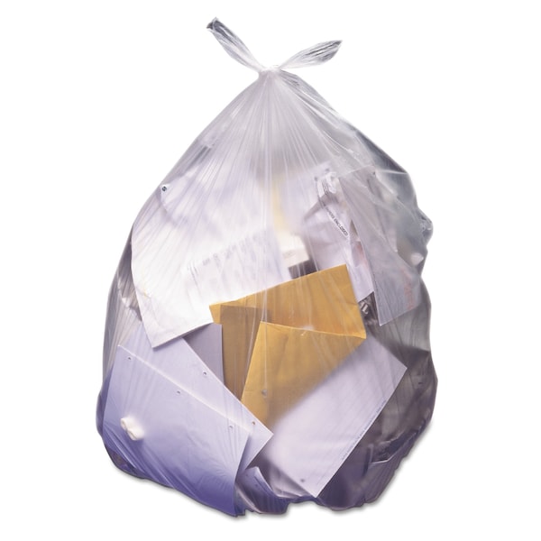 Heritage 45 gal Trash Bags, 40 in x 48 in, Heavy-Duty, 12 microns, Natural, 250 PK - Z8048MN R03