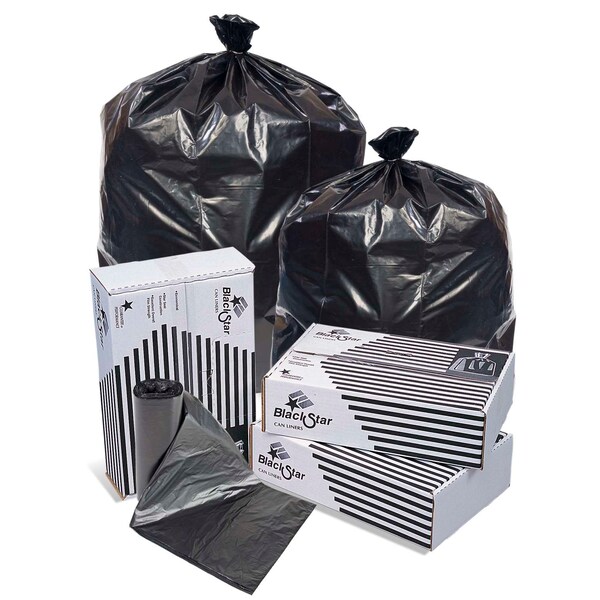 Pitt Plastics 40"x46" .95mm 40-45 gal. Extra Heavy Performance Roll Can Liner, PK100 - B74830XK