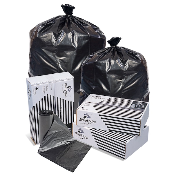 Pitt Plastics 33"x39" .95mm 33 gal. Extra Heavy Performance Roll Can Liner, PK100 - B74030XK