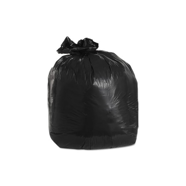 Trinity Packaging TrinityPls, LOW-DENSITY CAN LINERS, 20 GAL, 1.5 MIL, 30in X 36in, BLACK, 100PK - ML3036H