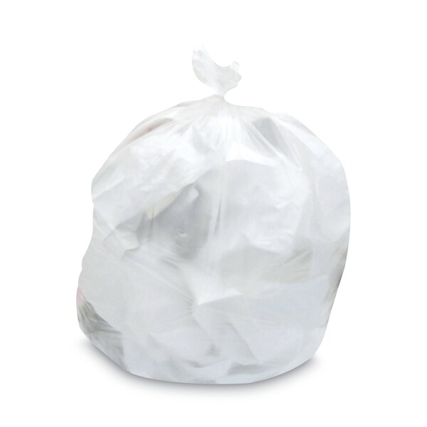 Heritage 33 gal Trash Bags, 33 in x 46 in, Extra Heavy-Duty, 0.87 mil, Natural, 250 PK - Z6646WN R01