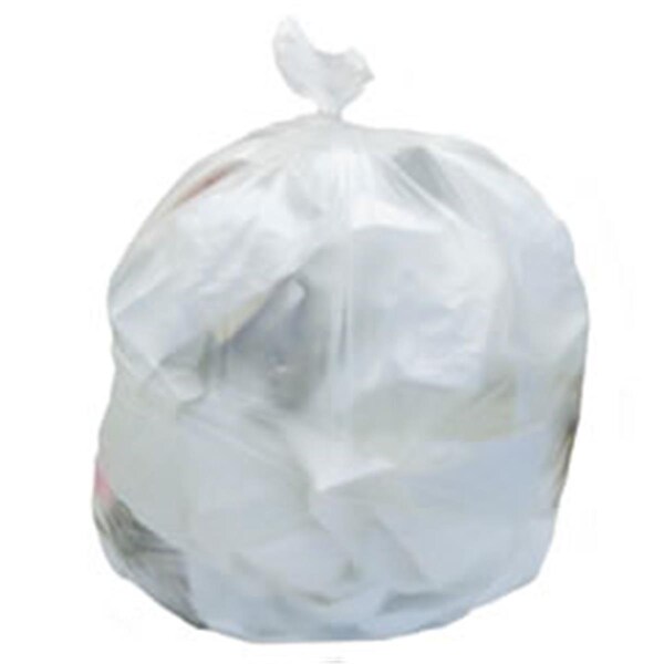 Defenseguard 60 x 38 in. High-Density Coreless Can Liners 60 gal22 MicronNatural - DE1203609