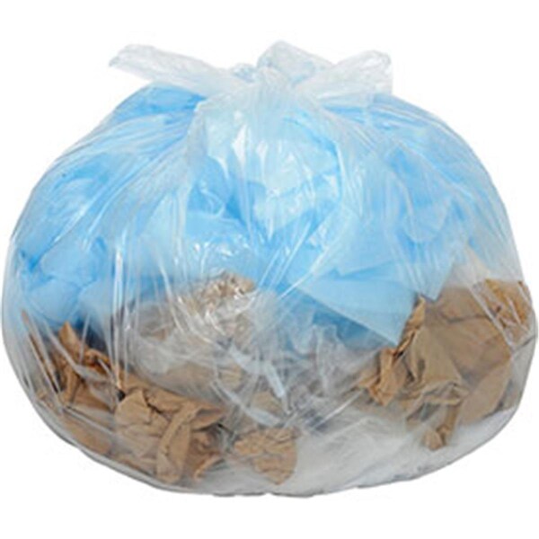 Totalturf Super Duty Clear Trash Bags, 55-60 gal, 2.5 Mil - 75 Per Case - TO3502160