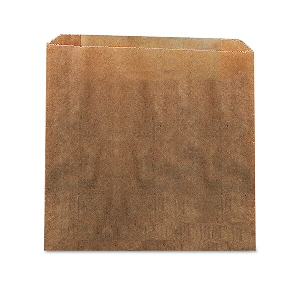 Hospeco Trash Bags, 10.5 in x 9.38 in, Brown, 250 PK - HS-6141