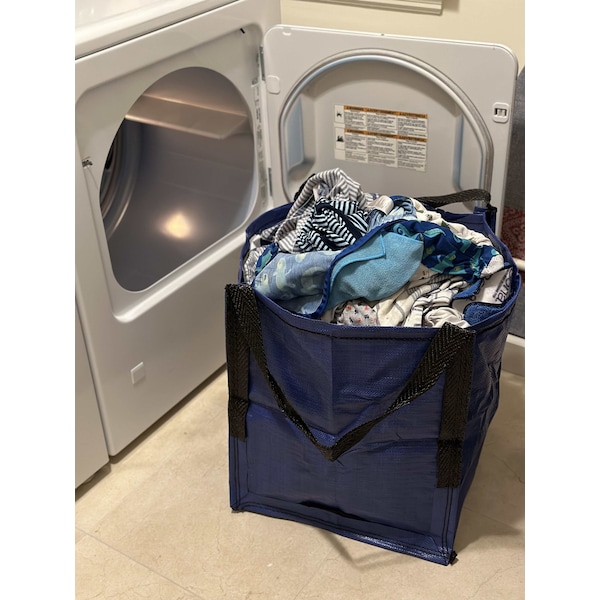 Durasack Up to 500 lbs. Reusable Tote Bags, Blue, 4 PK - BB-1619BLU-4PK
