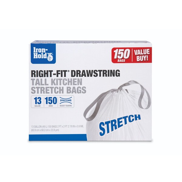 Iron-Hold Trash Bags, 150 PK - 1695249