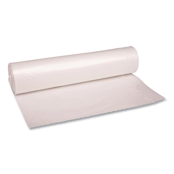 Boardwalk 56 gal Trash Bags, 43 in x 47 in, Heavy-Duty, 1.1 mil, Clear, 100 PK - BWK532
