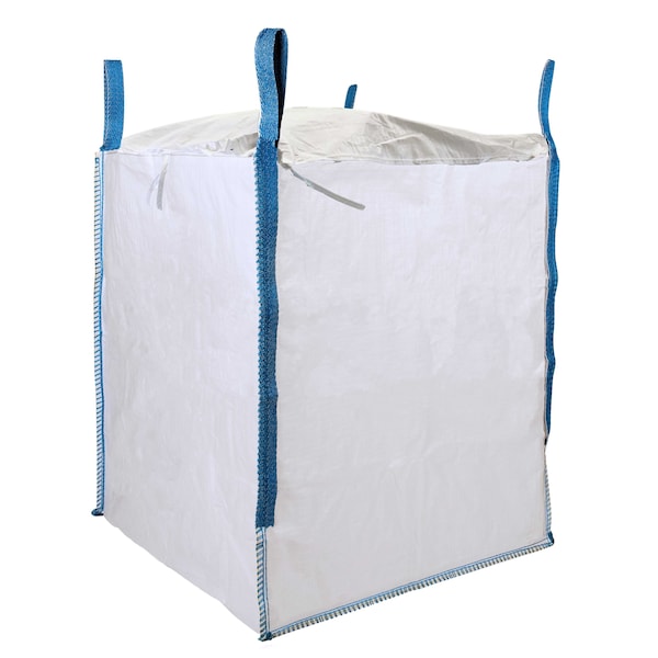 Durasack 2200 lbs. dry material Construction Trash Bags, White, 10 PK - BB-40UFFR-10PK