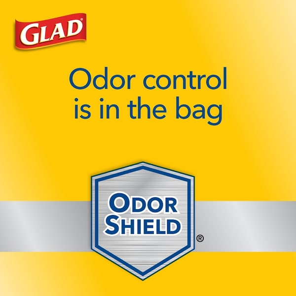 Glad Glad ForceFlex 13 gal No Scent Scent Tall Kitchen Bags Drawstring 40 pk 0.72 mil - 70355