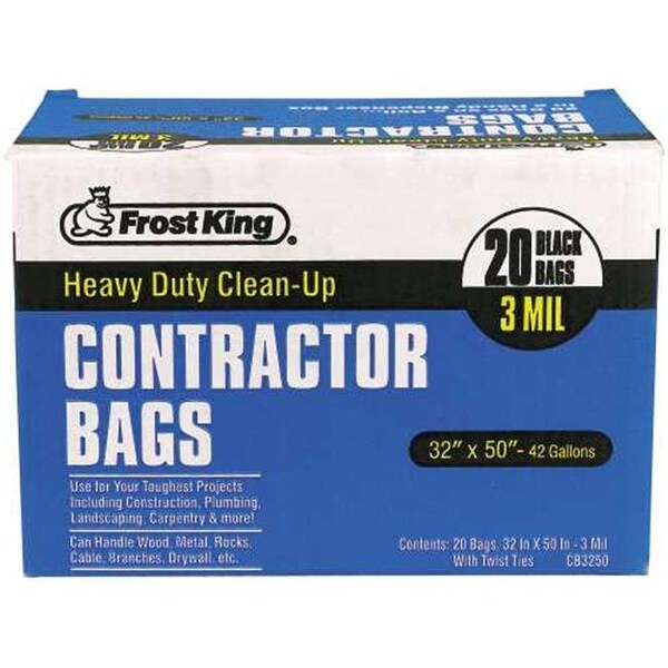 Thermwell Products Thermwell 299927 Contractor Bags 32 In. X 50 In. Bl - 299927