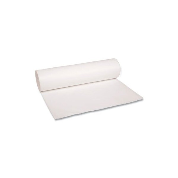Unisan WASTE CAN LINERS, 56 GAL, 43 X 47, 0.6 MIL, WHITE, 4PK - 4347EXH