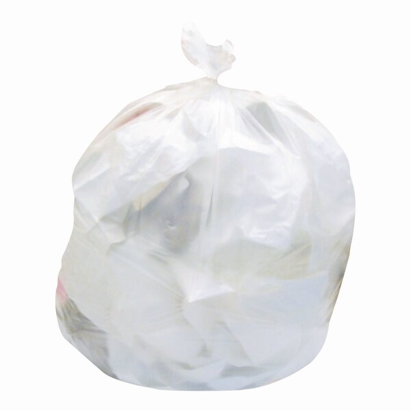 Heritage Low Density Can Liners, 30 gal, 0.5 mil, 30in x 36in, Clear, Flat Pack, 250PK - H6036MC