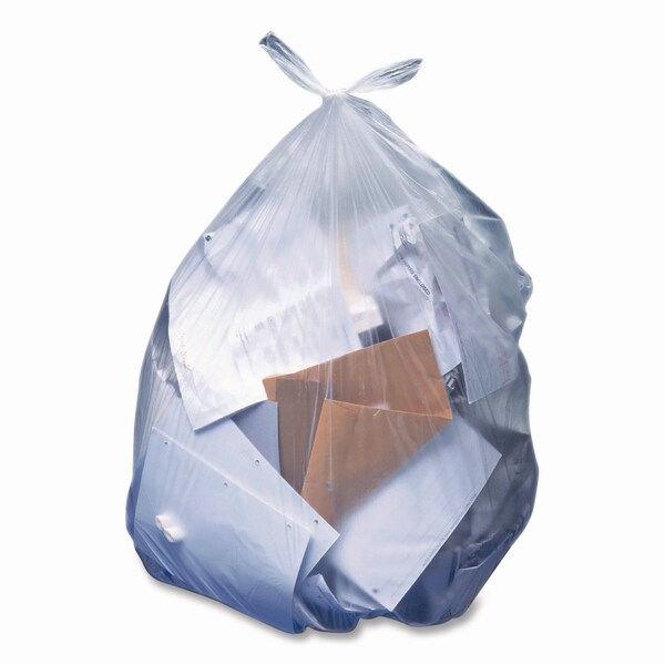Heritage Linear Low-Density Can Liners, 30 gal, 1.1 mil, 36in x 30in, Clear, Flat Pack, 250PK - H6036SC
