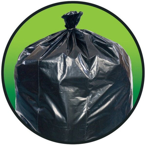 Pitt Plastics 38"x58" 1.35mm 60 gal. XX Heavy Performance Roll Can Liner, PK100 - EC3858135K