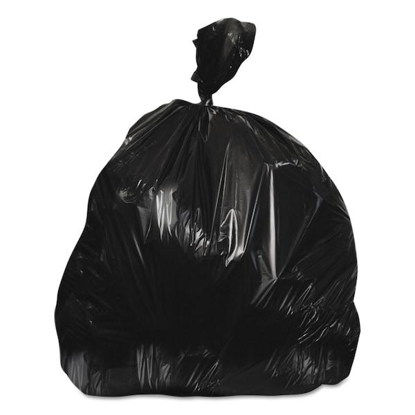 Heritage 60 gal Trash Bags, 38 in x 60 in, Extra Heavy-Duty, 17 microns, Black, 200 PK - Z7660XK R01