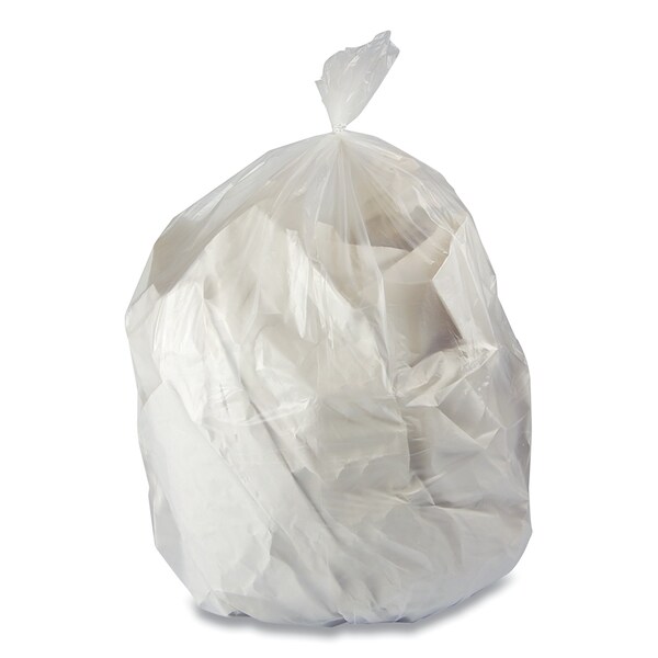 Boardwalk 60 gal Trash Bags, 38 in x 65 in, 2.5 mil, Clear, 50 PK - BWKD3865