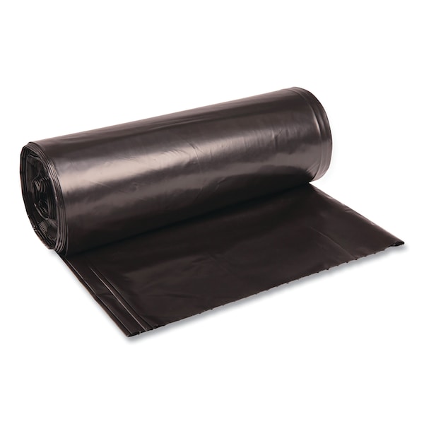 Boardwalk 60 gal Trash Bags, 38 in x 58 in, Super Extra Heavy-Duty, 2.0 Mil, Black, 100 PK - BWK 526