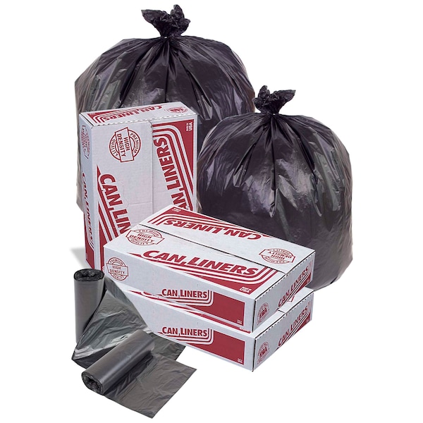 Pitt Plastics 36"x60" 22um 55 gal. XX Heavy Performance Roll Can Liner, PK150 - MR36604MK