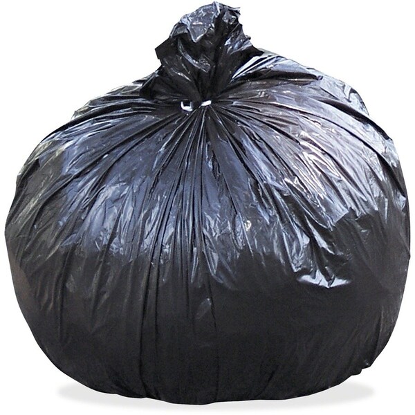 Stout 60 gal Trash Bags, 1.50 mil (38 Micron), Black W/Brown, 100 PK - STOT3860B15
