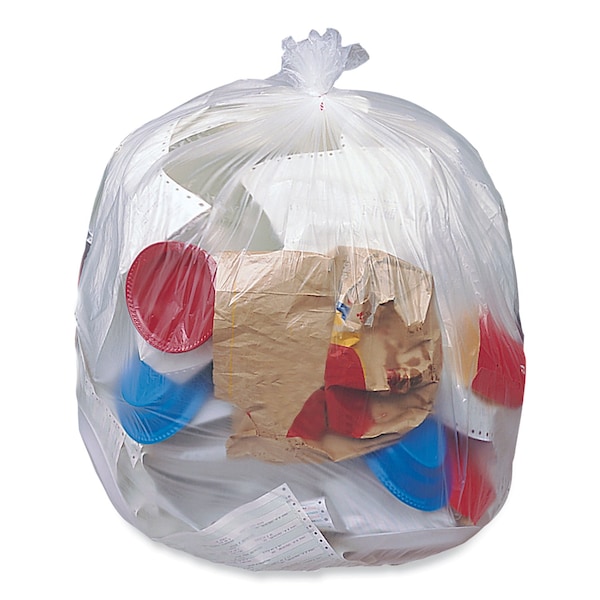 Pitt Plastics 33 gal Trash Can Liners, Standard-Duty, 1 mil, Natural, 150 PK - PCRL3339XHN