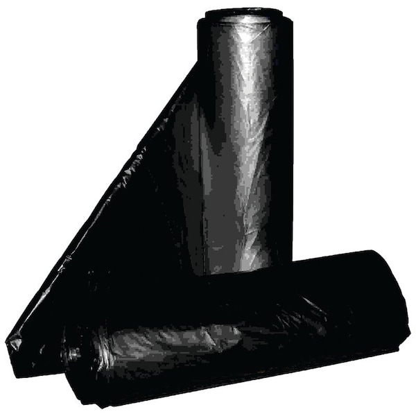 Aluf Plastics RCT33 Royal Crown Top Liner, 33 x 39 in, 33 gal Capacity, Metalocene Blend, Black - RCM-3339