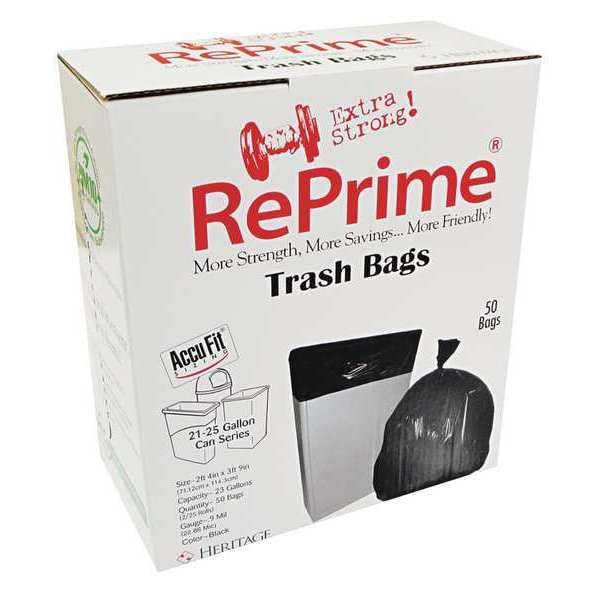 Reprime 23 gal Trash Bags, 28 in x 45 in, Premium, 0.9 mil, Clear - H5645TC RC1