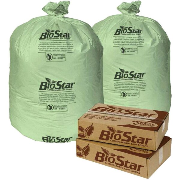 Pitt Plastics Pitt Plastics Inc. 40x46 Green Perforated Liner Roll, PK100 - BS45G