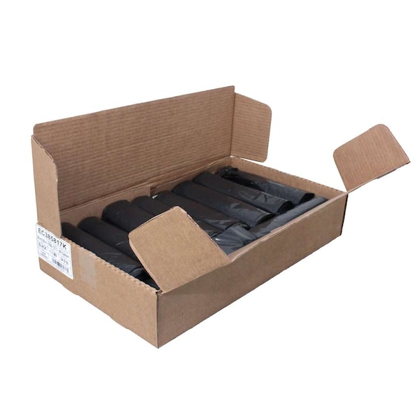 Pitt Plastics 38"x58" 1.7mm 60 gal. Super Heavy Performance Roll Can Liner, PK100 - EC385817K