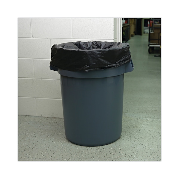 Boardwalk 60 gal Trash Bags, 38 in x 58 in, 14 microns, Black - V7658HKKR01