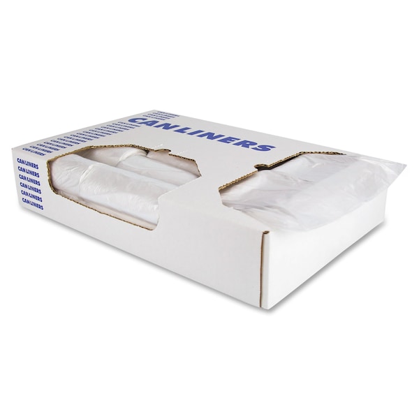 Heritage 16 gal Trash Bags, 24 in x 31 in, Standard-Duty, 6 microns, Natural, 1000 PK - V4831RN R01