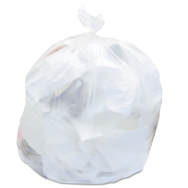 Heritage 16 gal Trash Bags, 24 in x 31 in, Standard-Duty, 6 microns, Natural, 1000 PK - V4831RN R01