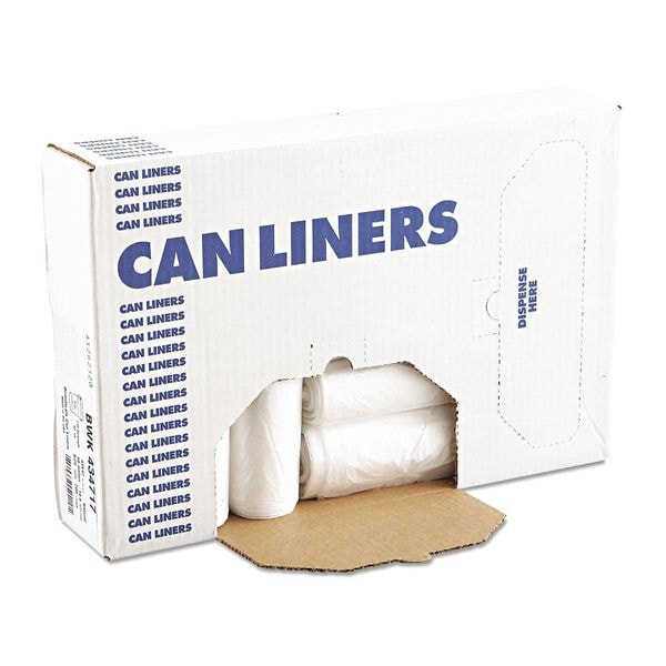 Accufit 23 gal Trash Bags, 29 in x 45 in, Heavy-Duty, 14 microns, Natural - Z5845HN R01