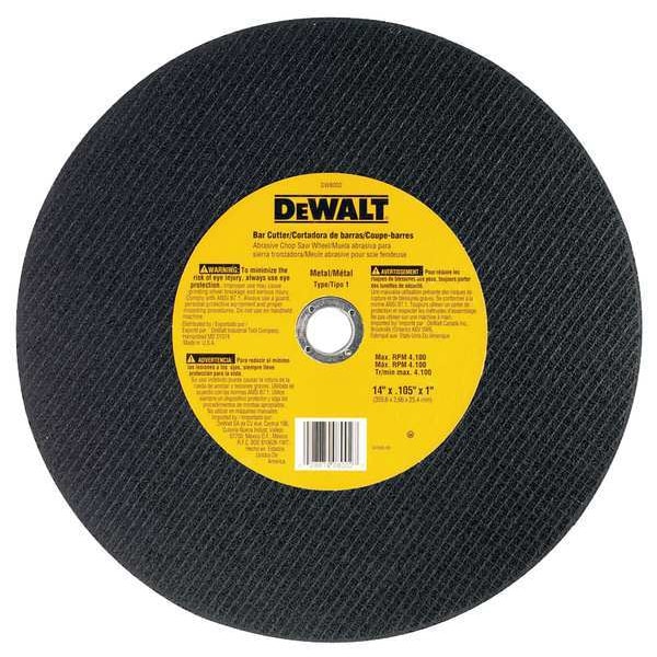 Rueda de corte de uso general Dewalt de 12" x 7/64" x 1" - DW8004