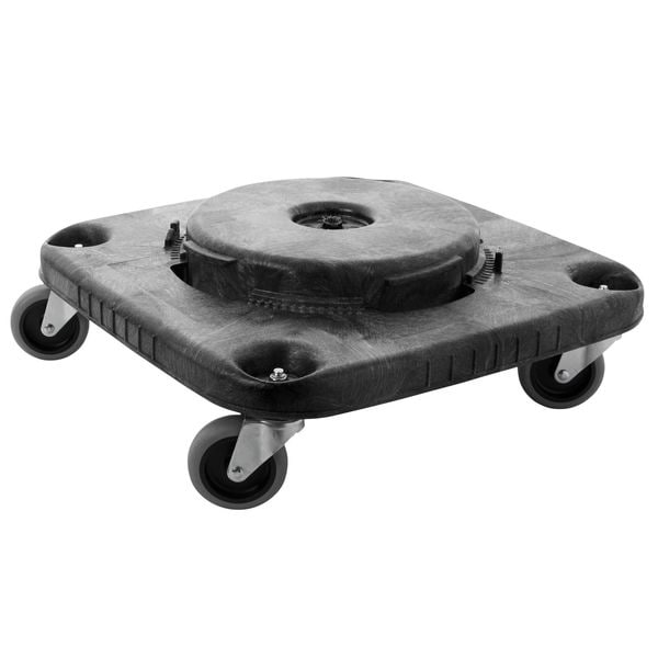 Rubbermaid Commercial Brute Container Dolly, 250 lb., Fits 40 gal. - FG353000BLA