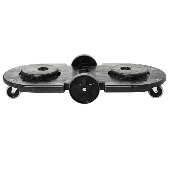 Rubbermaid Commercial Brute Container Dolly, 200 lb., 20-1/4"W, Black - FG264600BLA