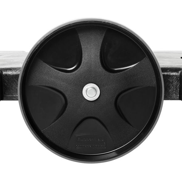 Rubbermaid Commercial Brute Container Dolly, 200 lb., 20-1/4"W, Black - FG264600BLA