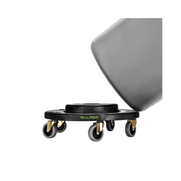 Alpine Industries 32 Gallon Trash Can Dolly - ALP471-32-DOLLY-2PK