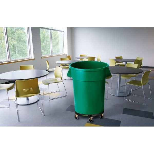 Alpine Industries 32 Gallon Trash Can Dolly - ALP471-32-DOLLY-2PK