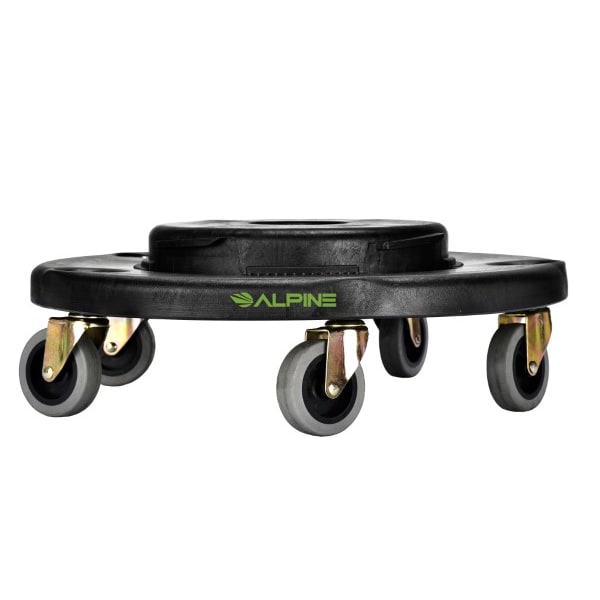 Alpine Industries 32 Gallon Trash Can Dolly - ALP471-32-DOLLY-2PK