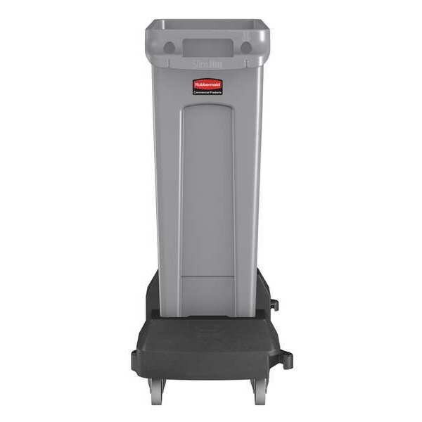 Rubbermaid Commercial Container Dolly, 200 lb. Load Cap., Black - 1980602