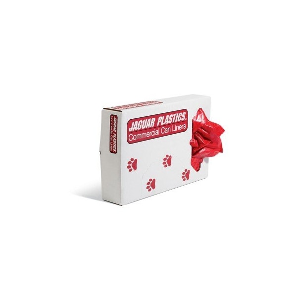 Jaguar Plastics Biohazard Waste Bag 150 bags/box Red 33" W x 39" H, 150PK - PLS1542-RD