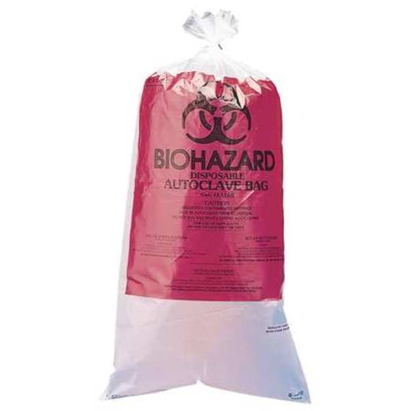 Sp Scienceware Autoclav.Biohaz.Bag, 8to10gal, Clear, PK100 - F13161-0009