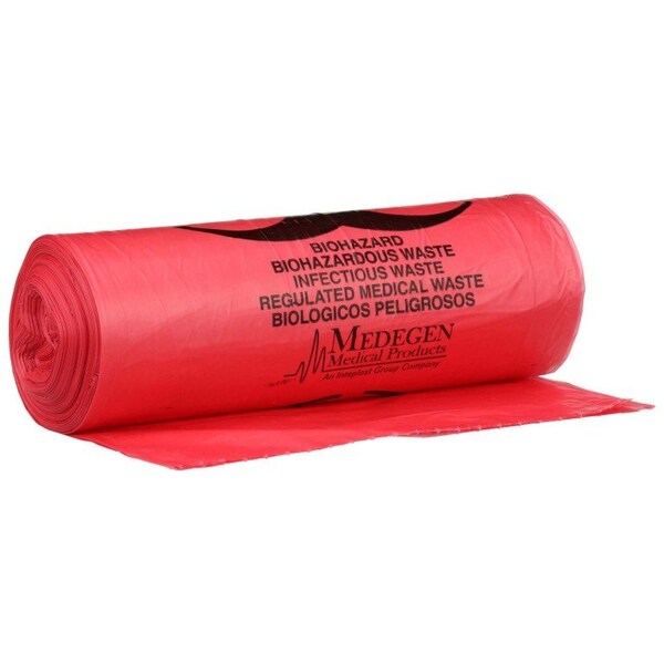 Mckesson SAF-T-SEAL Infectious Waste Bag, 30-33 ga;, 250PK - 913533