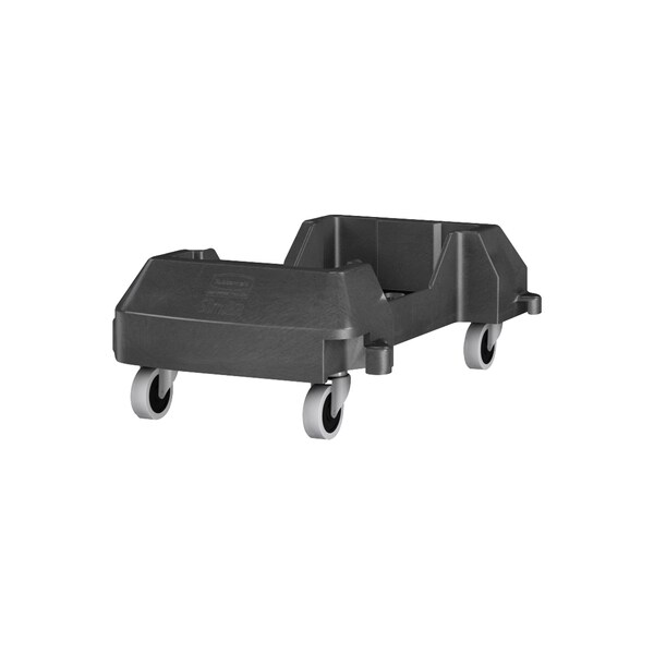 Rubbermaid Commercial Rubbermaid Slim Jim Trainable Trolley, 24" x 15" x 8", Black, 1/Each - RUB201