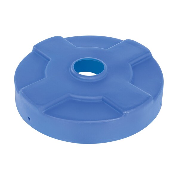 Vestil DRUM RECYCLING LID 30 GAL DRUM BLUE - DC-P-30-CAN-BU