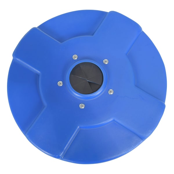 Vestil DRUM RECYCLING LID FLAPS 30 GAL BLUE - DC-P-30-CANF-BU