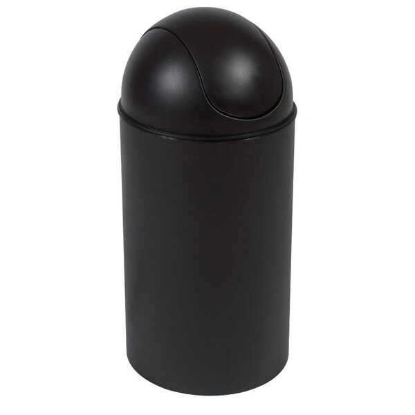 Umbra Umbra Grand 10 gal Black Plastic Swing-Top Trash Can - 086711-040