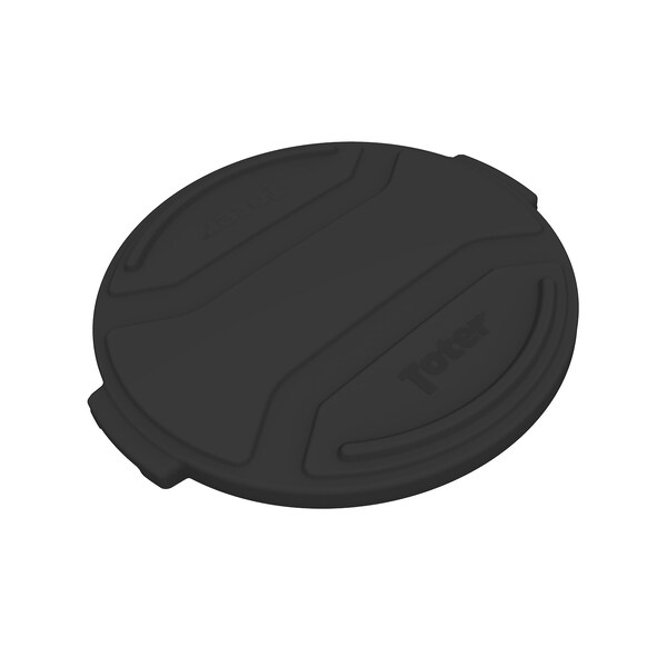 Toter 44 Gal Lid Trash Can Lid, Black - RND44-L0200