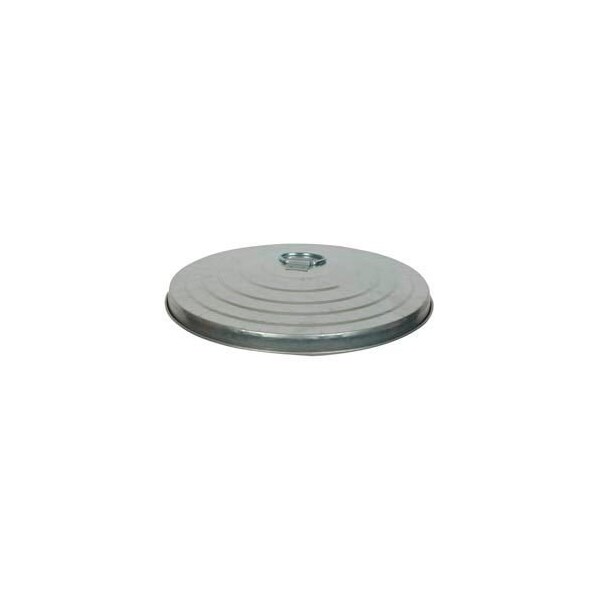 Wittco Witt Industries Galvanized Steel Lid For 20 Gallon Trash Can, Silver - WCD20L